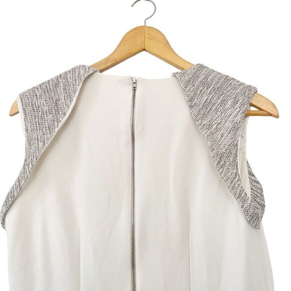 Mango Suit Cream Tweed Shift Dress - Picture 5 of 15